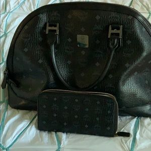 MCM bag and wallet